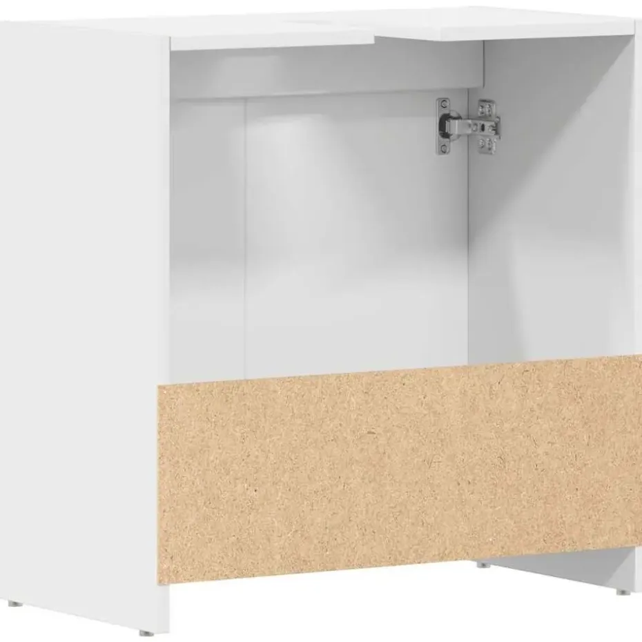 VIDAXL Badkamerkast 60x33x61 cm spaanplaat wit