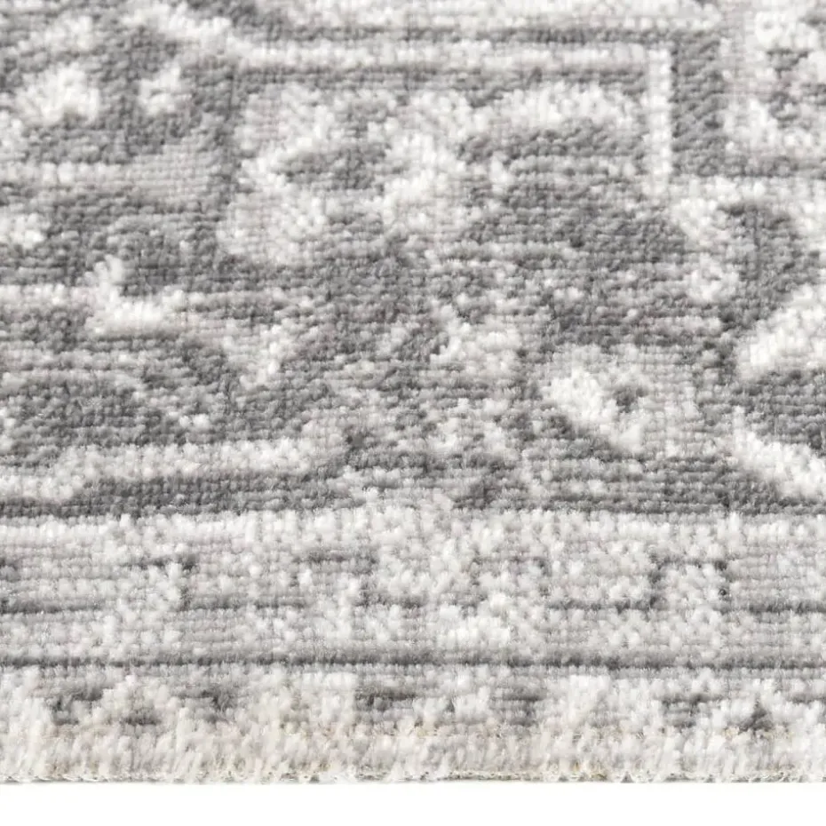 vidaXL Buitenkleed platgeweven 80x250 cm lichtgrijs