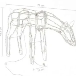 vidaXL 3-delige Kerstverlichting rendieren 229 LED's