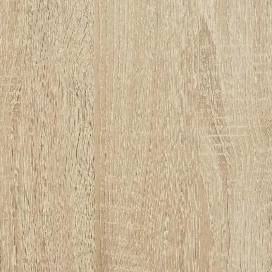 vidaXL Eettafel Rechthoekig – Sonoma Eiken – 140 x 74.5 x 76 cm – Bewerkt Hout