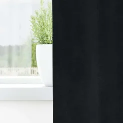 vidaXL Gordijne - Verduisterend - Zwart - 140x225 cm - Fluweel - 2 Stuks