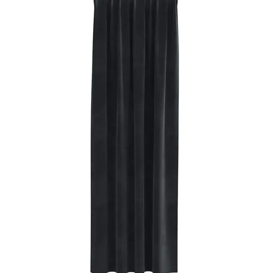 vidaXL Gordijne - Verduisterend - Zwart - 140x225 cm - Fluweel - 2 Stuks