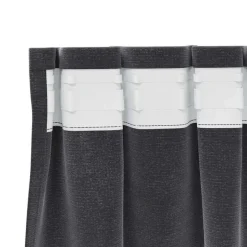 vidaXL Gordijnen - Verduisterend - Donkergrijs - 140x245 cm - Fluweel - 2 Stuks