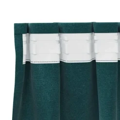 vidaXL Gordijnen - Verduisterend - 140x245 cm - Donkergroen - Fluweel - 2 Stuks