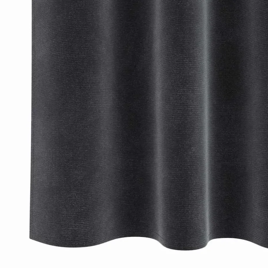 vidaXL Gordijnen - Verduisterend - Donkergrijs - 140x175 cm - Fluweel - 2 Stuks