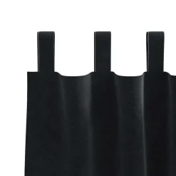 vidaXL Gordijnen met lussen - Verduisterend - Zwart Fluweel - 140x245 cm - 2 St.