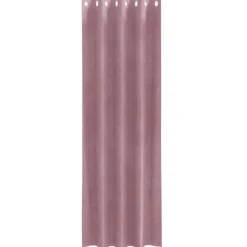 vidaXL Gordijnen met ringen - Donkerroze - 140x260 cm - Fluweel - 2 Stuks