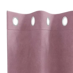 vidaXL Gordijnen met ringen - Donkerroze - 140x260 cm - Fluweel - 2 Stuks