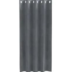 vidaXL Gordijnen met ringen - Lichtgrijs - 140x175 cm - Fluweel - 2 Stuks