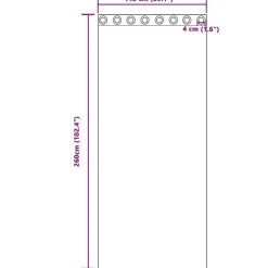vidaXL Gordijnen met ringen - Verduisterend - Zwart Fluweel - 140x240 cm - 2 St.
