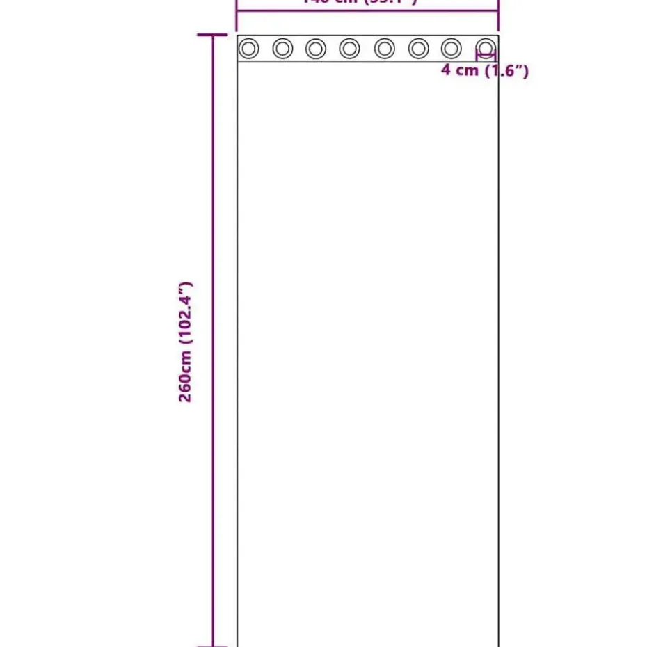 vidaXL Gordijnen met ringen - Verduisterend - Zwart Fluweel - 140x240 cm - 2 St.