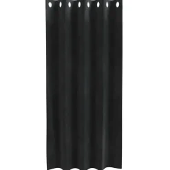 vidaXL Gordijnen met ringen - Verduisterend - Zwart Fluweel - 140x175 cm - 2 St.