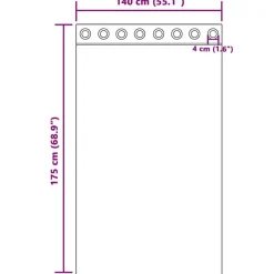 vidaXL Gordijnen met ringen - Donkergrijs - 140x175 cm - Fluweel - 2 Stuks