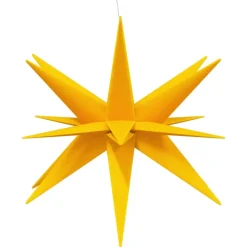 vidaXL Kerstlampen met LED's 3 st inklapbaar 100 cm geel