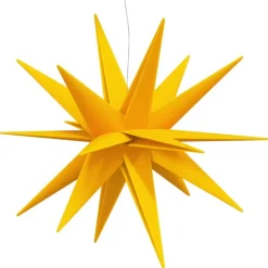 vidaXL Kerstlampen met LED's 3 st inklapbaar 100 cm geel