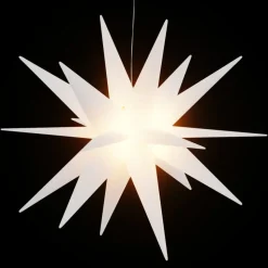 vidaXL Kerstlampen met LED's 3 st inklapbaar 57 cm wit