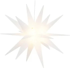 vidaXL Kerstlampen met LED's 3 st inklapbaar 57 cm wit