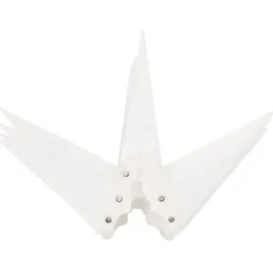 vidaXL Kerstlampen met LED's 3 st inklapbaar 57 cm wit