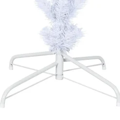 vidaXL Kunstkerstboom met standaard omgekeerd 210 cm wit