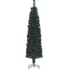 vidaXL Kunstkerstboom met standaard smal 150 cm glasvezel