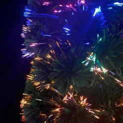 vidaXL Kunstkerstboom met standaard smal 150 cm glasvezel