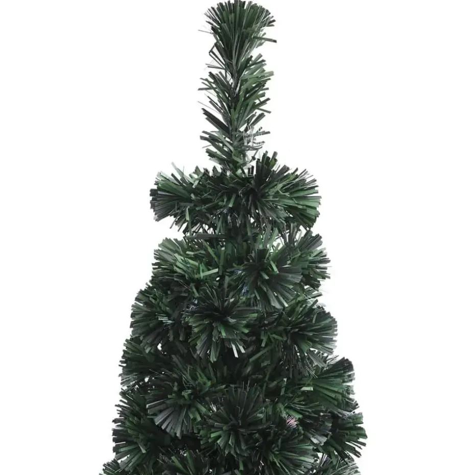 vidaXL Kunstkerstboom met standaard smal 150 cm glasvezel