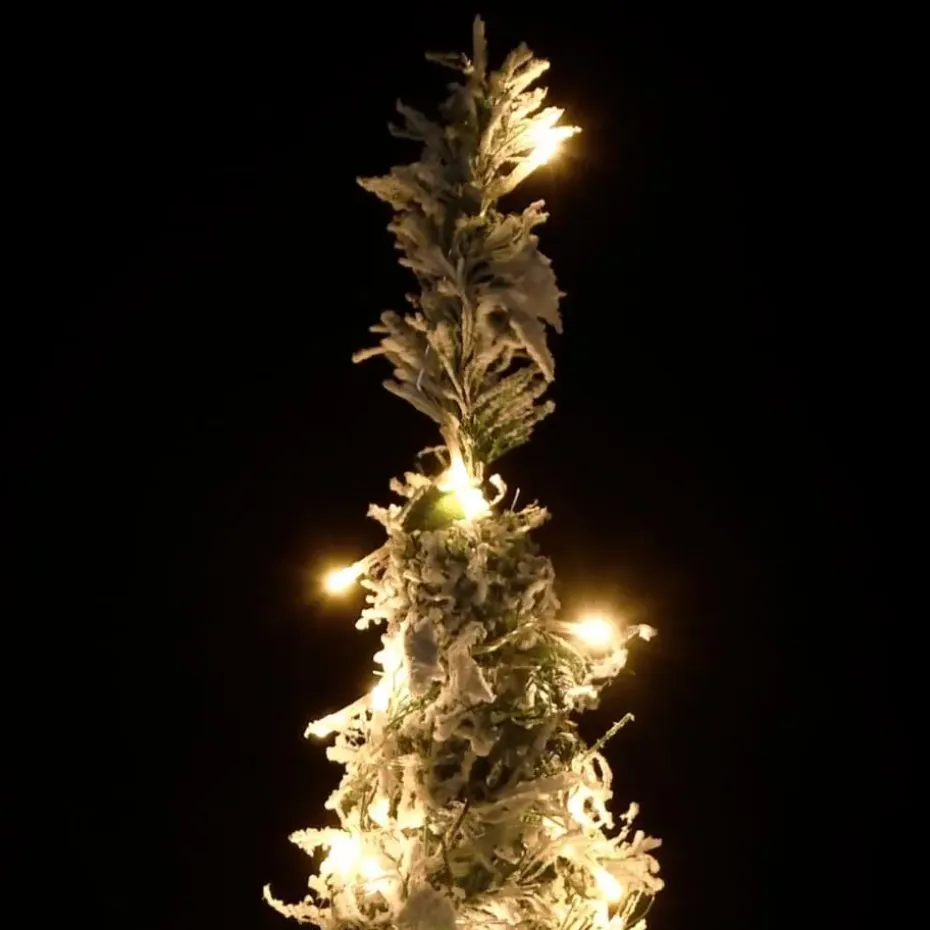 vidaXL Kunstkerstboom pop-up met sneeuw 150 LED's 180 cm