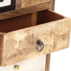 vidaXL Ladekast 45x30x105 cm massief gerecycled hout