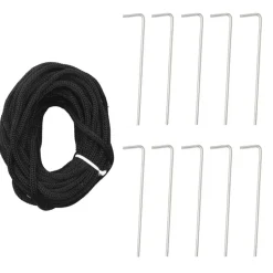 vidaXL LED-kerstboom met spikes 570 LEDs koud wit 300 cm