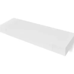 vidaXL Wandschap - met lade - zwevend - MDF - wit