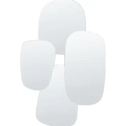 VIERZON - Wandspiegel - Zilver - 80 x 120 cm - Glas