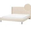 VILETTE - Tweepersoonsbed - Beige - 180 x 200 cm - Bouclé