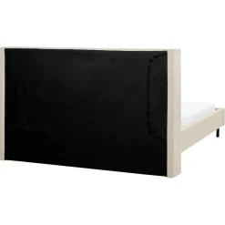 VILETTE - Tweepersoonsbed - Beige - 160 x 200 cm - Bouclé