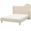 VILETTE - Tweepersoonsbed - Beige - 140 x 200 cm - Bouclé