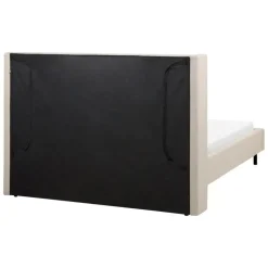 VILETTE - Tweepersoonsbed - Beige - 140 x 200 cm - Bouclé