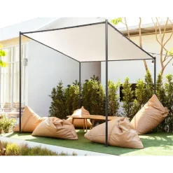 VIMINO - Tuinpaviljoen - Beige - Staal