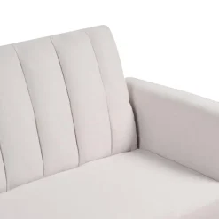 VIMMERBY - Slaapbank - Beige - Polyester