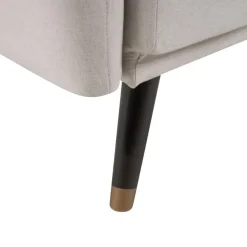 VIMMERBY - Slaapbank - Beige - Polyester