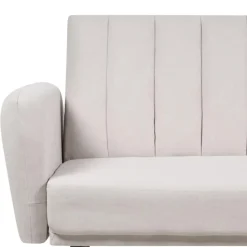 VIMMERBY - Slaapbank - Beige - Polyester