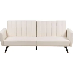 VIMMERBY - Slaapbank - Lichtbeige - Polyester