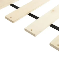 VINAY - Tweepersoonsbed - Beige - 180 x 200 cm - Corduroy