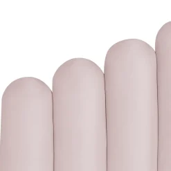 VINCENNES - Bed met opbergruimte - Roze - 140 x 200 cm - Fluweel