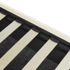 VINCENNES - Bed met opbergruimte - Wit - 140 x 200 cm - Fluweel