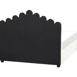 VINCENNES - Bed met opbergruimte - Wit - 140 x 200 cm - Fluweel