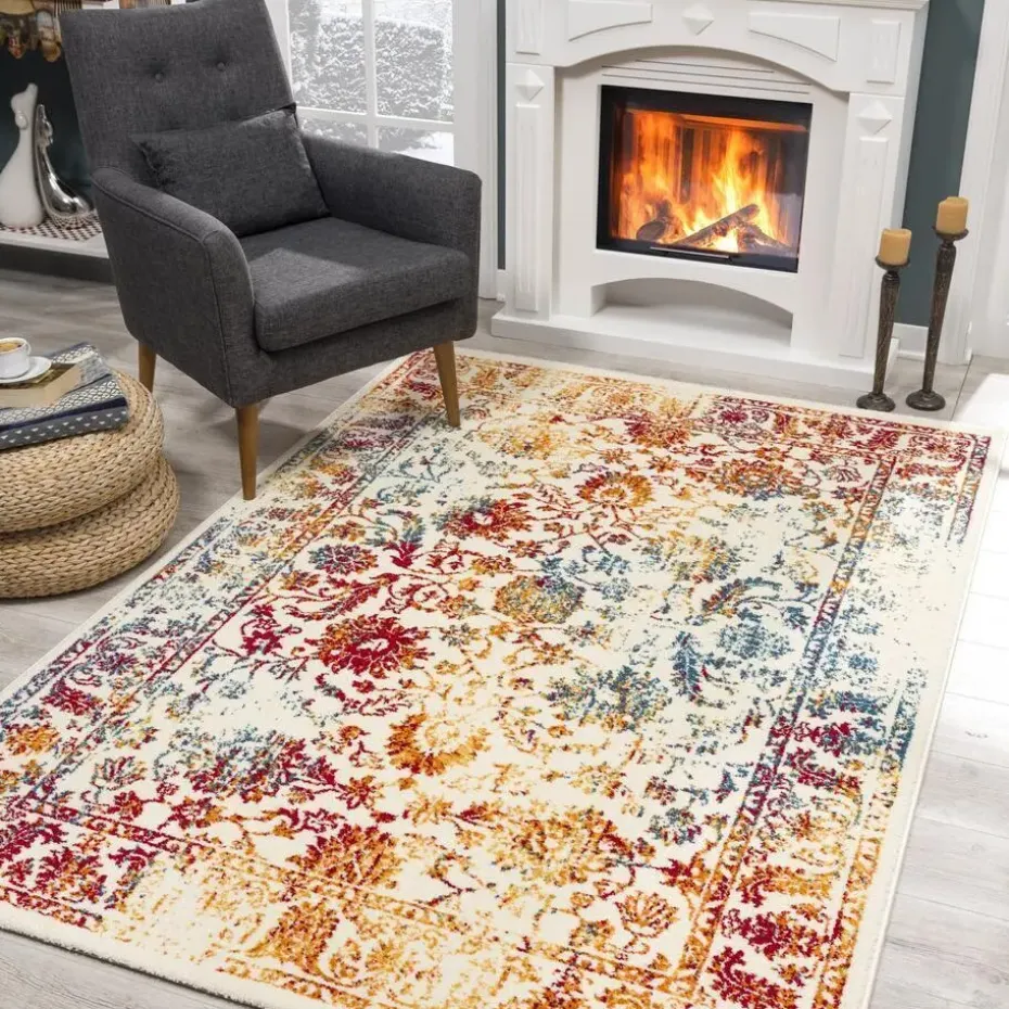 Vintage Van Gogh Vloerkleed Multi Laagpolig - 200x290 CM