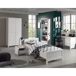 Vipack bed Erik - wit - 77x95,8x206,8 cm