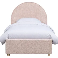 Vipack bed Moon met opbergruimte - roze - 90x200 cm