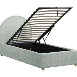 Vipack bed Moon met opbergruimte - mint - 90x200 cm