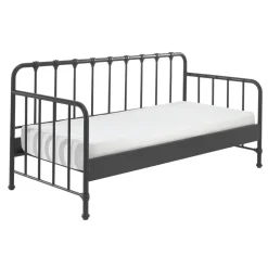 Vipack Bedbank Bronxx - zwart - 90x200 cm