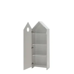 Vipack kledingkast Casimi 1 deurs - grijs - 171,5x57,6x37 cm